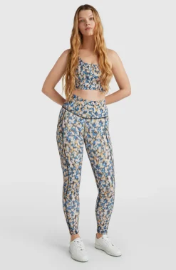 Online O’Neill Hike Rib High Waist Legging | Blue Minimal Camo
