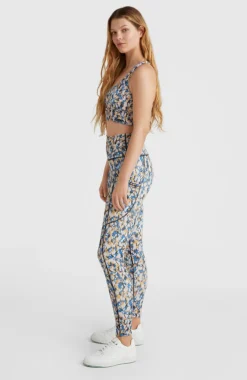 Online O’Neill Hike Rib High Waist Legging | Blue Minimal Camo