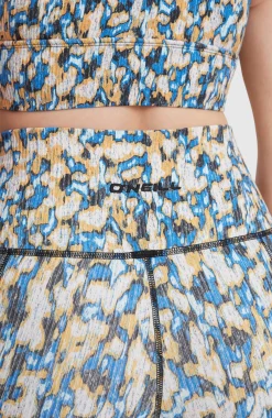 Online O’Neill Hike Rib High Waist Legging | Blue Minimal Camo