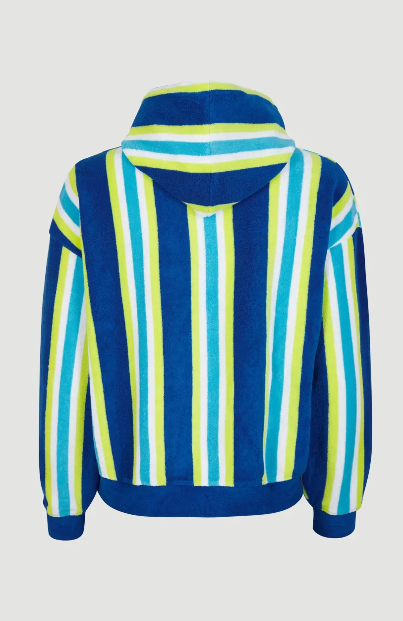 Hot O’Neill Hoodie Brights Terry | Blue Towel Stripe