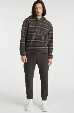 Discount O’Neill Hoodie Superfleece Met Halve Rits | Grey Crossover Stripe
