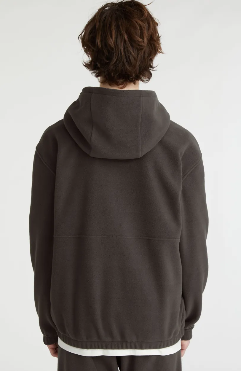 Hot O’Neill Hoodie Superfleece Met Halve Rits | Black Out Colour Block