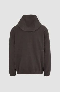 Hot O’Neill Hoodie Superfleece Met Halve Rits | Black Out Colour Block