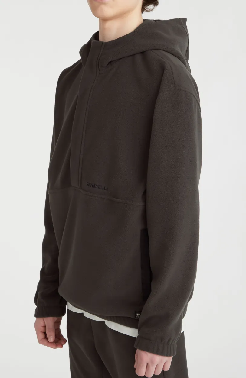 Hot O’Neill Hoodie Superfleece Met Halve Rits | Black Out Colour Block