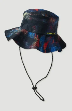Hot O’Neill Hybrid Bucket Hat | Black Future Fade