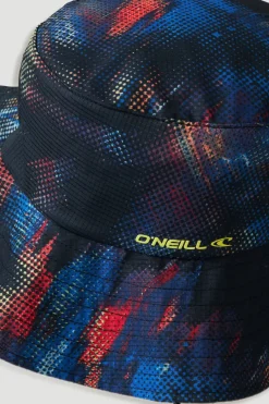 Hot O’Neill Hybrid Bucket Hat | Black Future Fade