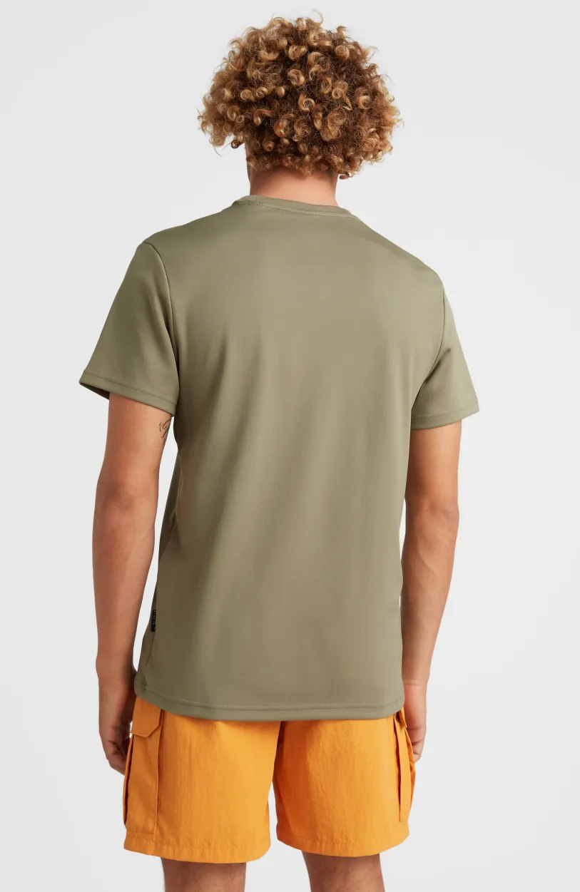 New O’Neill Hybrid Logo T-shirt | Deep Lichen Green
