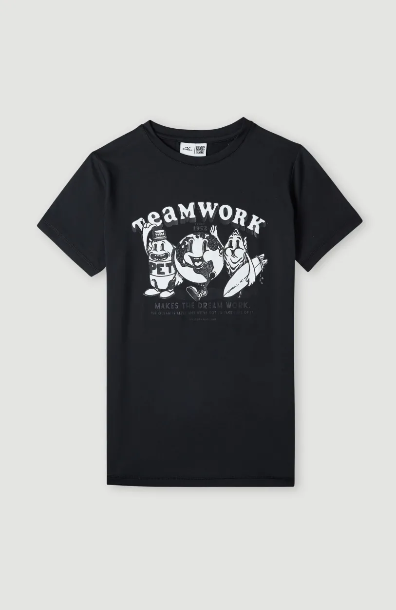 Online O’Neill Hybrid Teamwork T-shirt | Black Out