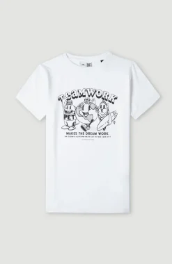 Outlet O’Neill Hybrid Teamwork T-shirt | Snow White