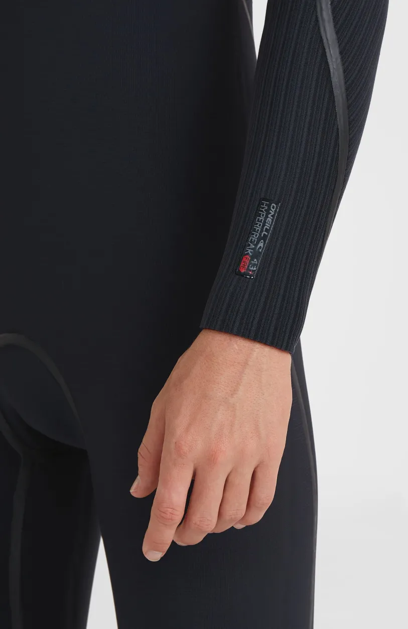 Best O’Neill Hyperfreak Fire 4/3+mm Back Zip Full Wetsuit | BLACK/BLACK