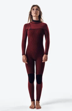 Online O’Neill Hyperfreak Fire 5/4+mm Chest Zip Full Wetsuit | NAVY/SHADE