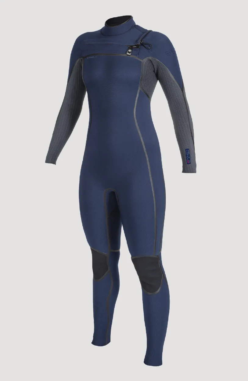 Online O’Neill Hyperfreak Fire 5/4+mm Chest Zip Full Wetsuit | NAVY/SHADE