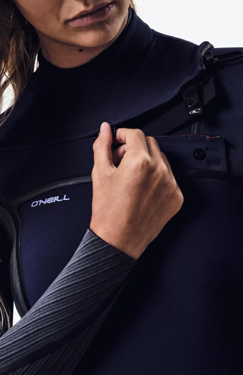 Online O’Neill Hyperfreak Fire 5/4+mm Chest Zip Full Wetsuit | NAVY/SHADE