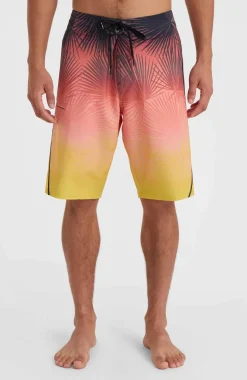 Clearance O’Neill Hyperfreak Heat S-Seam Fade 21" Boardshort | Coral S-Seam Heat Fade