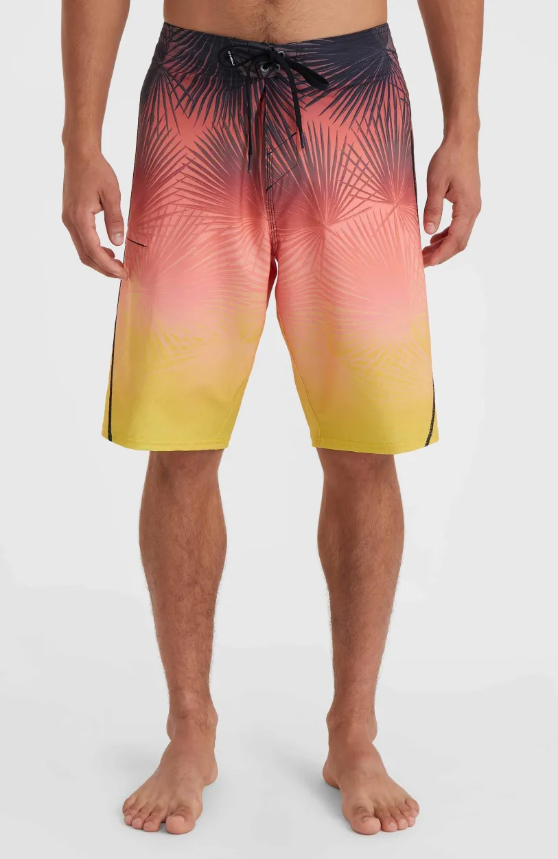 Clearance O’Neill Hyperfreak Heat S-Seam Fade 21" Boardshort | Coral S-Seam Heat Fade