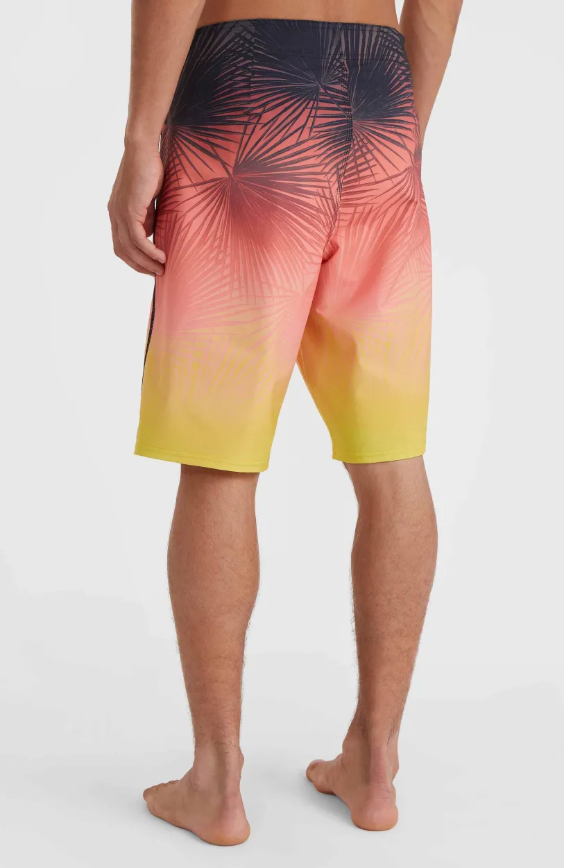 Clearance O’Neill Hyperfreak Heat S-Seam Fade 21" Boardshort | Coral S-Seam Heat Fade