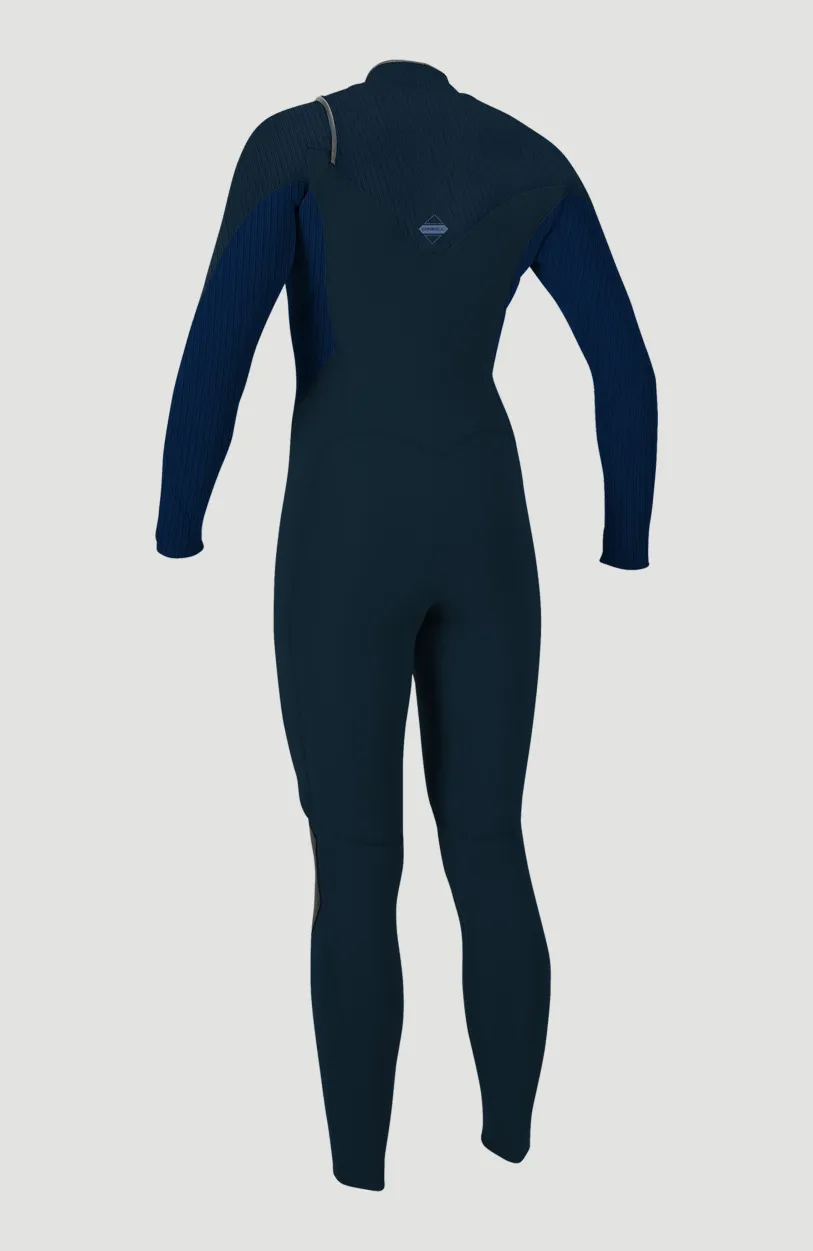 New O’Neill Hyperfreak 4/3mm+ Chest Zip Full Wetsuit | SHADE/NAVY