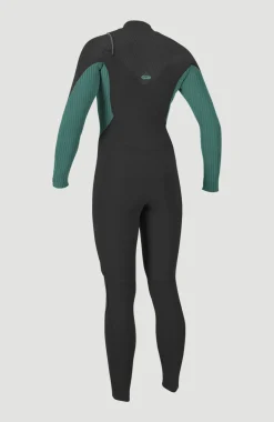 Best O’Neill Hyperfreak 5/4mm Chest Zip Full Wetsuit | RAVEN/BRISTOL