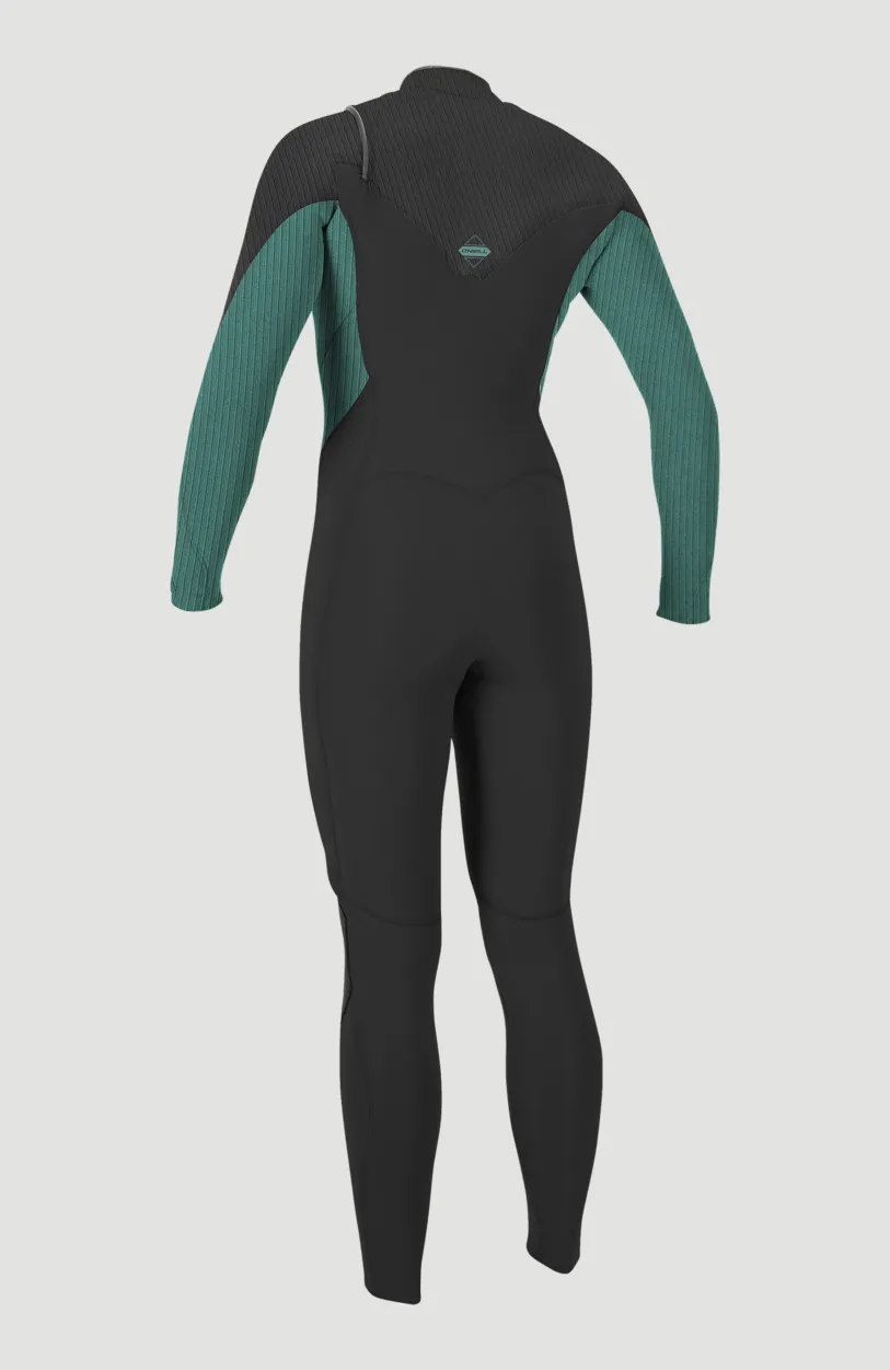 Best O’Neill Hyperfreak 5/4mm Chest Zip Full Wetsuit | RAVEN/BRISTOL