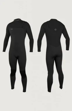 Hot O’Neill Hyperfreak 5/4mm Competition Zipless Full Wetsuit | BLACK/BLACK