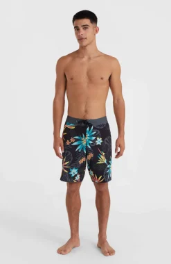 Discount O’Neill Hyperfreak Mysto Scallop 19" Boardshort | Black Mysto Scallop