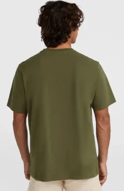 Clearance O’Neill Ikat Stripe T-shirt | Forest Night