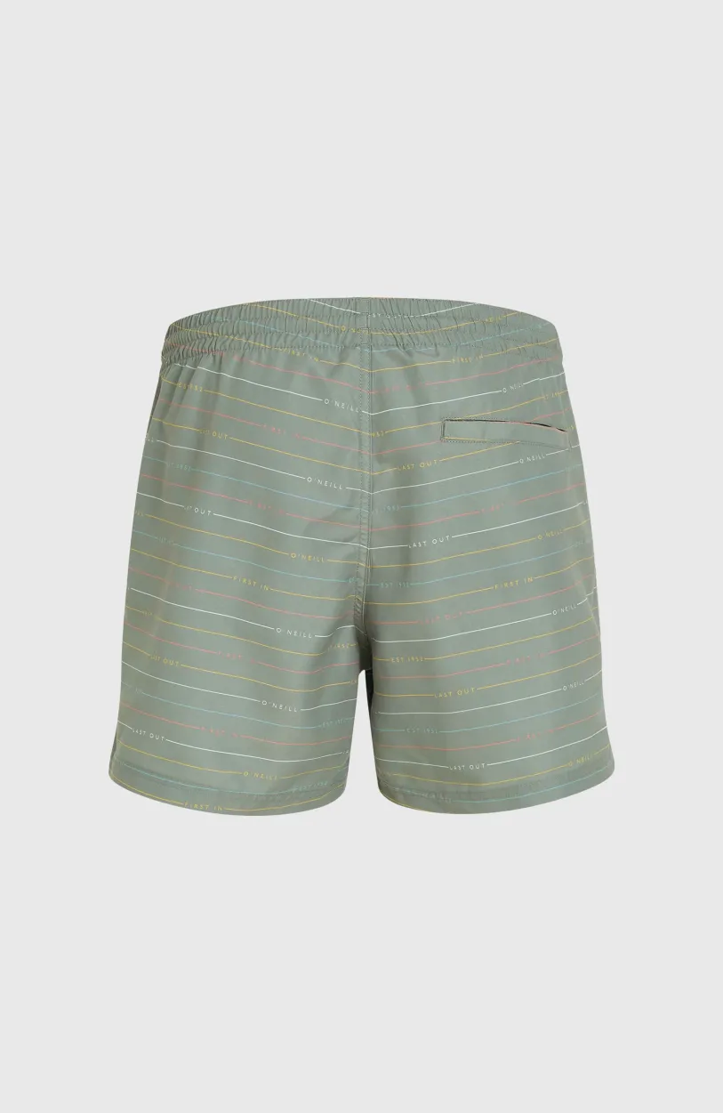 New O’Neill Jack O'Neill Cali First 15" Zwembroek | Green First Name Stripe