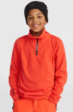 Outlet O’Neill Jack's Polartec® 100 Fleecetrui Met Halve Rits | Paprika Flame