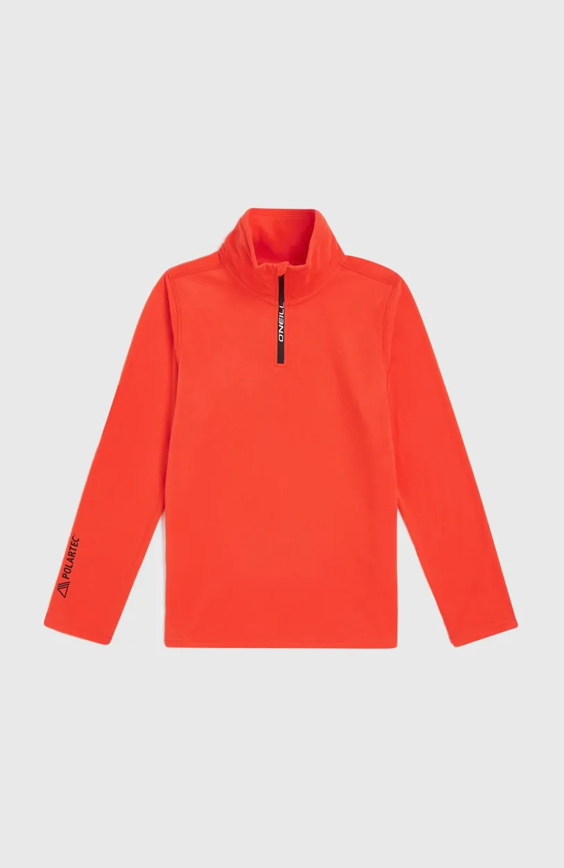 Outlet O’Neill Jack's Polartec® 100 Fleecetrui Met Halve Rits | Paprika Flame