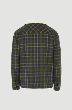Online O’Neill Jas Fleece-Lined | Blue Shirt Check