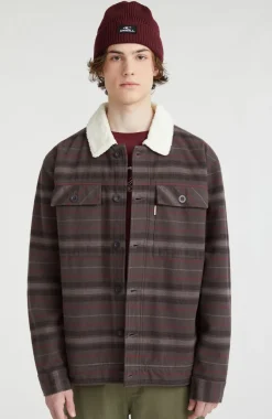 Online O’Neill Jas Fleece-Lined | Grey Crossover Stripe