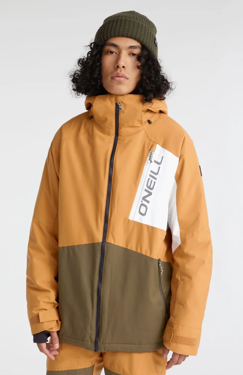 Outlet O’Neill Jas Jacksaw | Rich Caramel Colour block