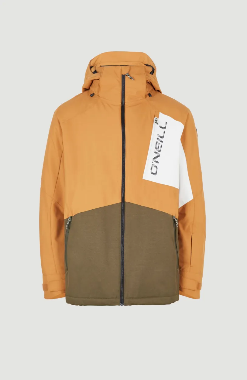 Outlet O’Neill Jas Jacksaw | Rich Caramel Colour block