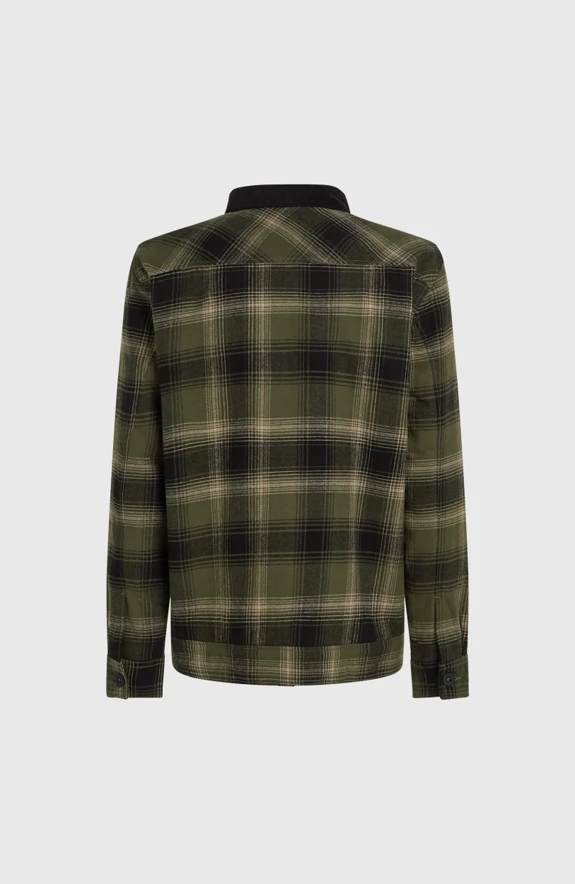 Sale O’Neill Jas Met Fleecevoering | Green Check Small