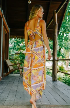 O’Neill Jumpsuit Alba | Yellow Scarf Print