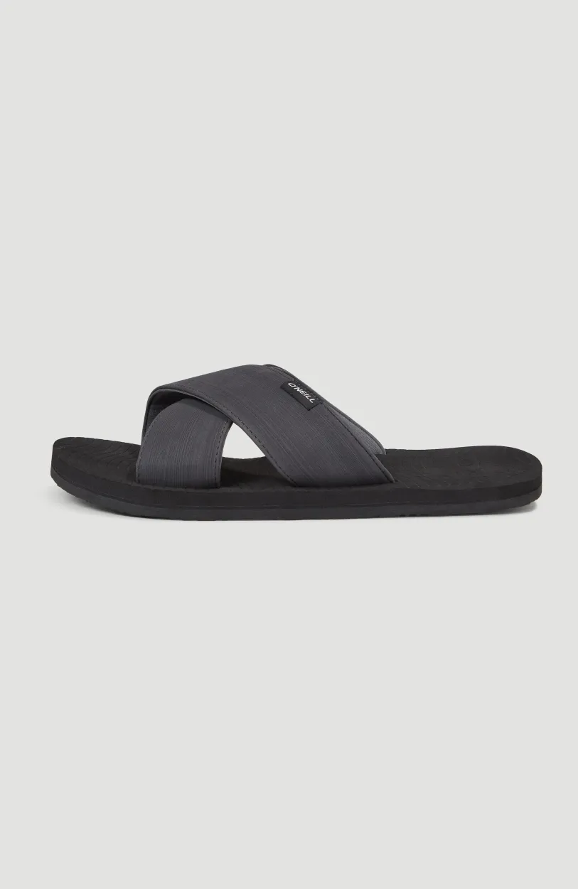 Discount O’Neill Koosh Cross Over BLOOM™ Slippers | Black Out