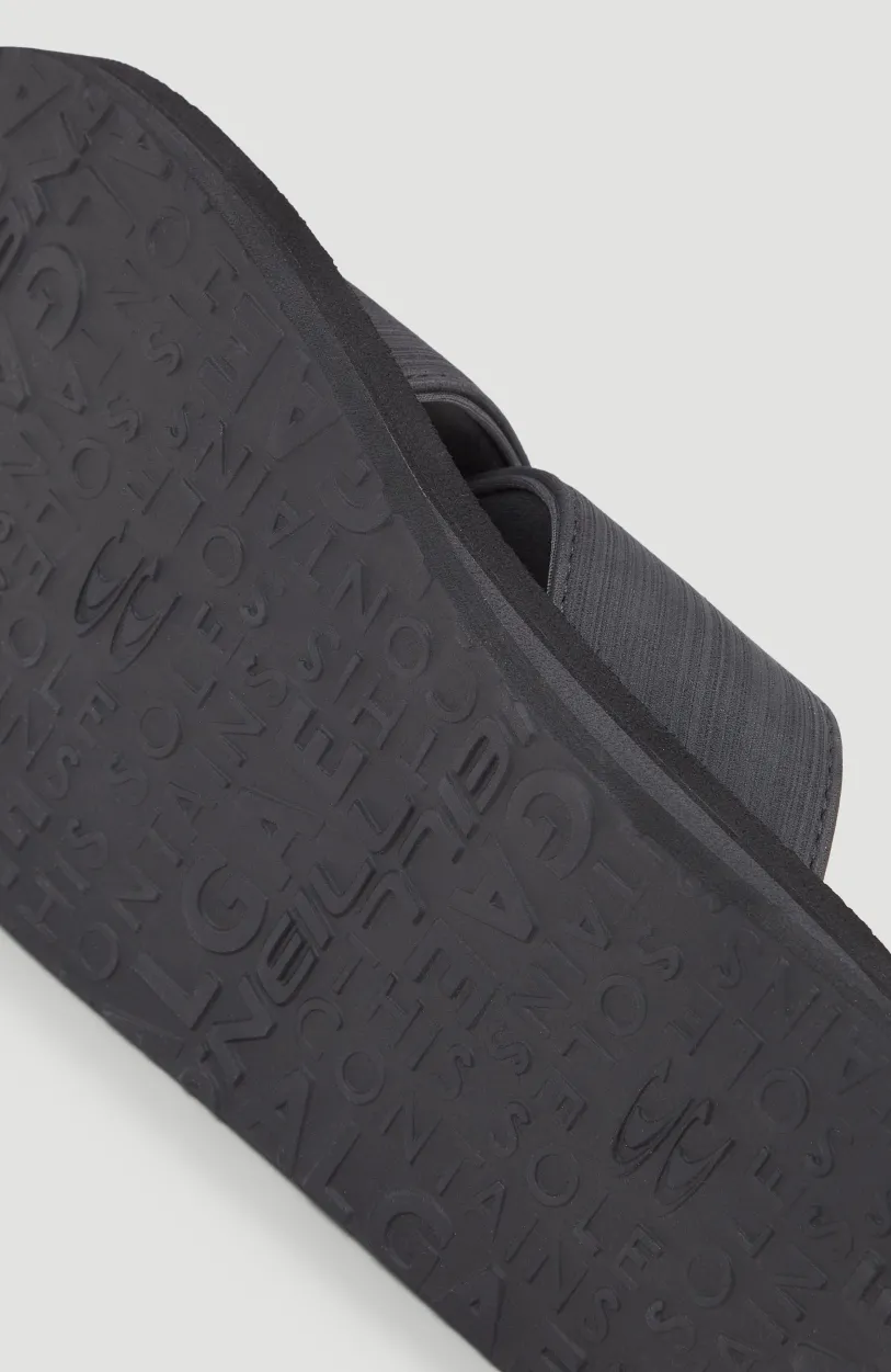 Discount O’Neill Koosh Cross Over BLOOM™ Slippers | Black Out