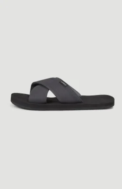 Discount O’Neill Koosh Cross Over BLOOM™ Slippers | Black Out