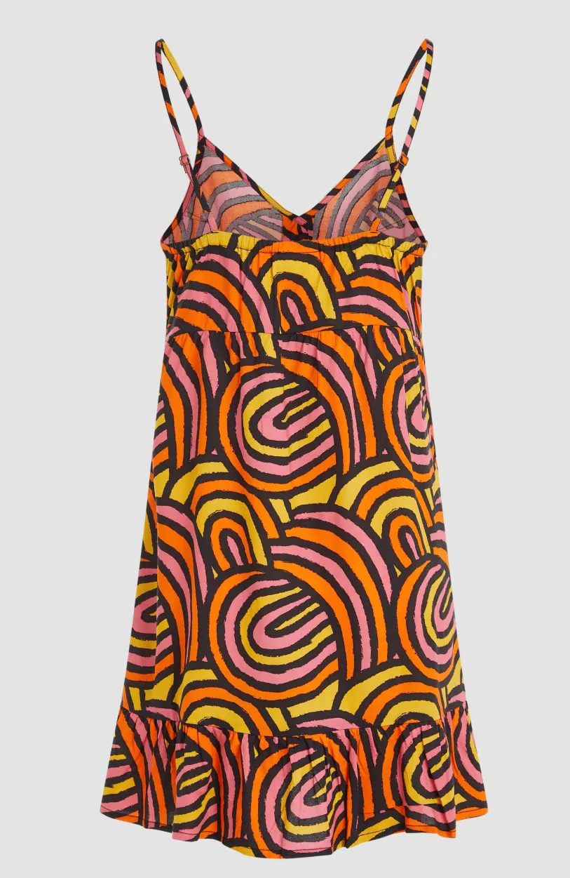 Outlet O’Neill Malu Beach Jurk | Orange Rainbow Stripe