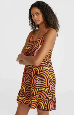 Outlet O’Neill Malu Beach Jurk | Orange Rainbow Stripe