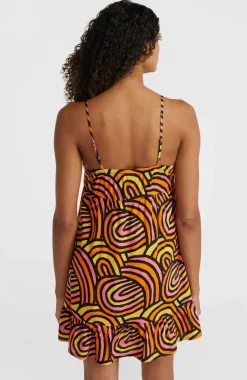 Outlet O’Neill Malu Beach Jurk | Orange Rainbow Stripe