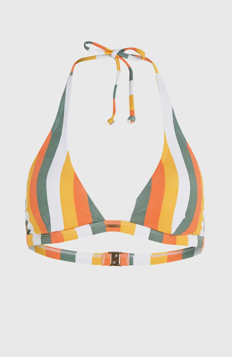 Outlet O’Neill Marga Bikinitop | Orange Multistripe