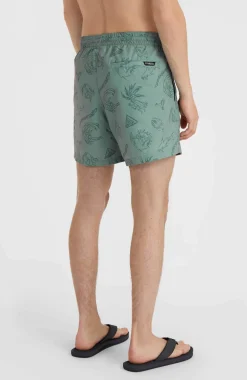 Clearance O’Neill Mix And Match Cali Print 15'' Zwembroek | Green Vintage Surfer
