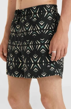 Discount O’Neill Mix And Match Cali Print 15'' Zwembroek | Black Fade IKAT
