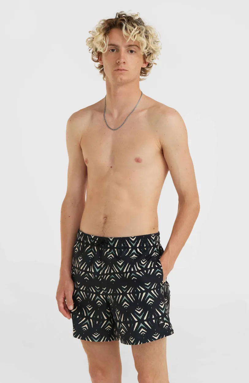 Discount O’Neill Mix And Match Cali Print 15'' Zwembroek | Black Fade IKAT