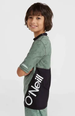 Outlet O’Neill Mix And Match Crazy Shirt Met Korte Mouwen | Green Vintage Surfer