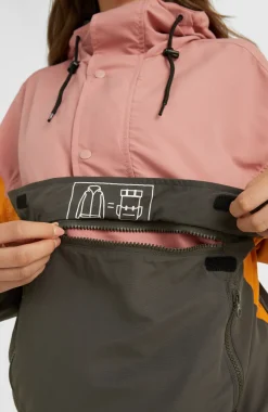 Hot O’Neill Modular Anorak Jas | Ash Rose Colour Block