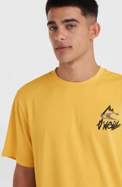 Online O’Neill O'Neill Hybrid Logo Polygiene T-shirt | Golden Haze