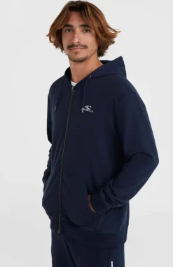 Sale O’Neill O'Neill Small Logo Capuchonvest Met Volledige Rits | Ink Blue