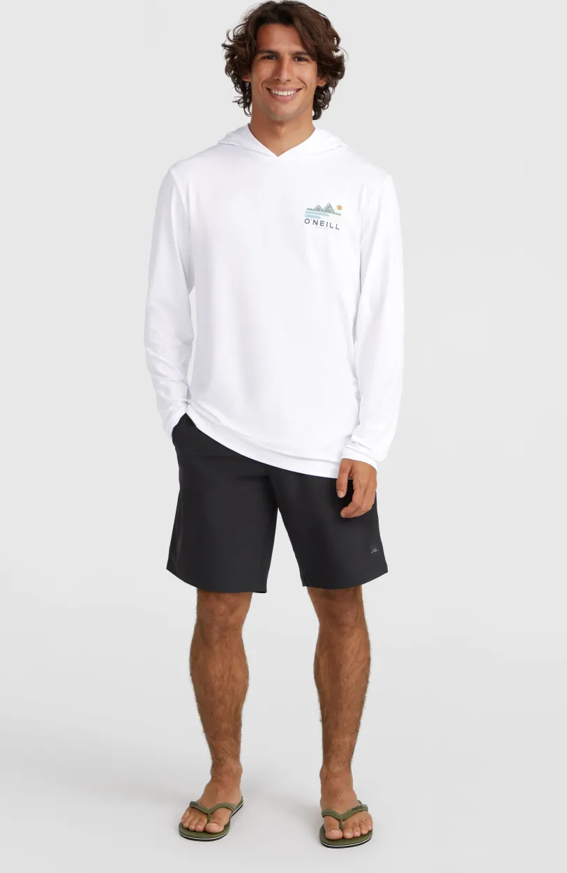 O’Neill O'Neill TRVLR Series UPF Shirt Met Lange Mouwen En Capuchon | Snow White